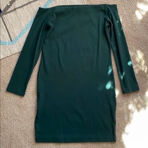 H&M Ribbed Off-shoulder Dress